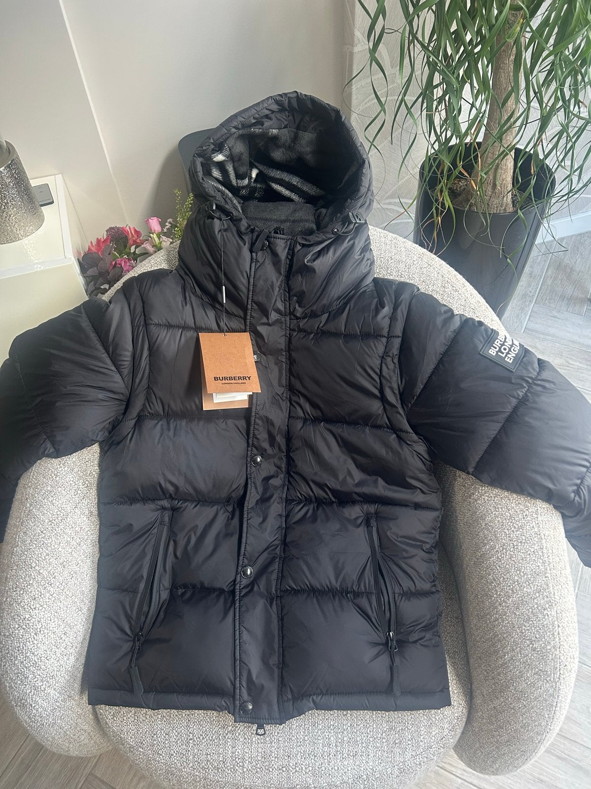 Burberry Puffer Jas - Nieuw met labels - Op aanvraag, Ophalen of Verzenden, Nieuw, Overige maten, Zwart