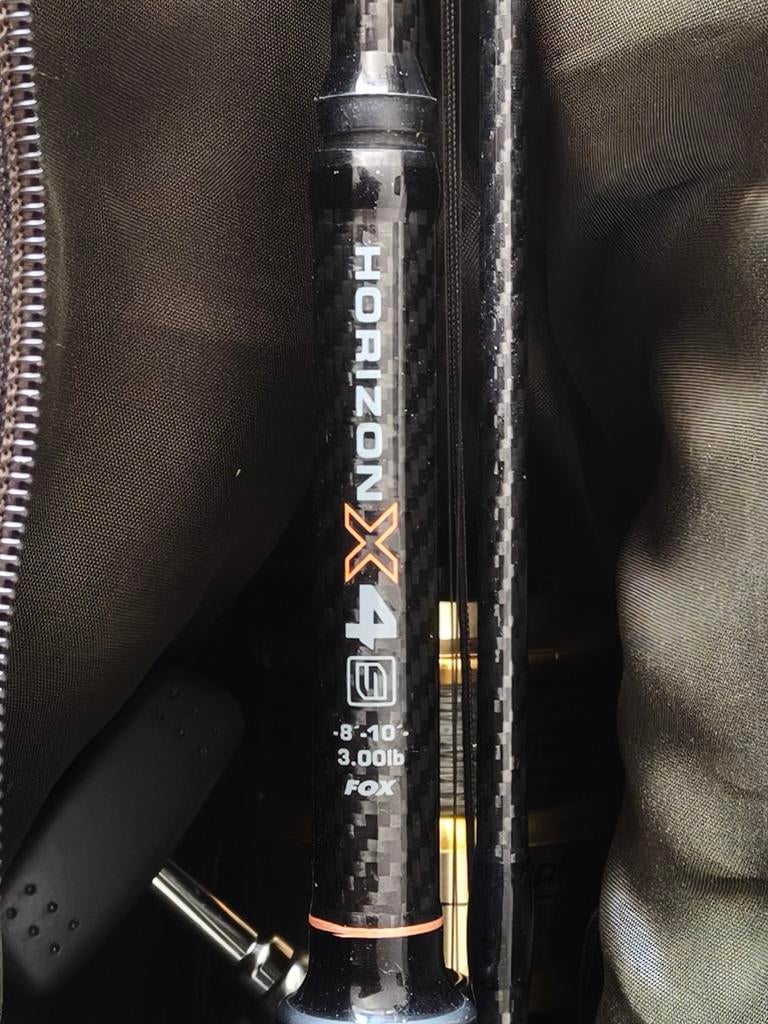 Te koop 3x Fox horizon hengels, Ophalen, Zo goed als nieuw, Werphengel
