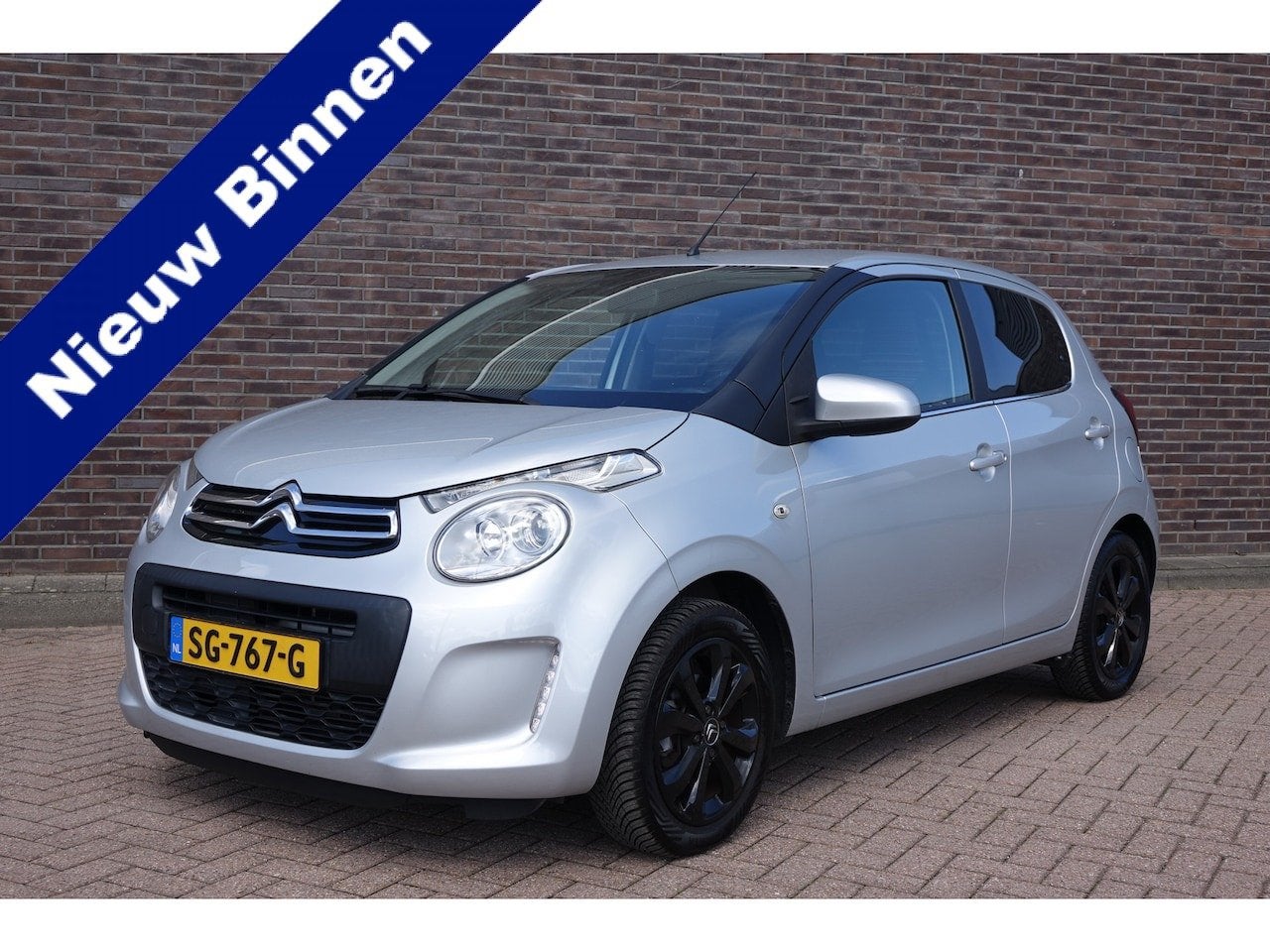 Citroën C1 1.0 e-VTi Feel, airco, 5 deurs, achteruitrijcame, Voorwielaandrijving, Gebruikt, Euro 6, 4 stoelen