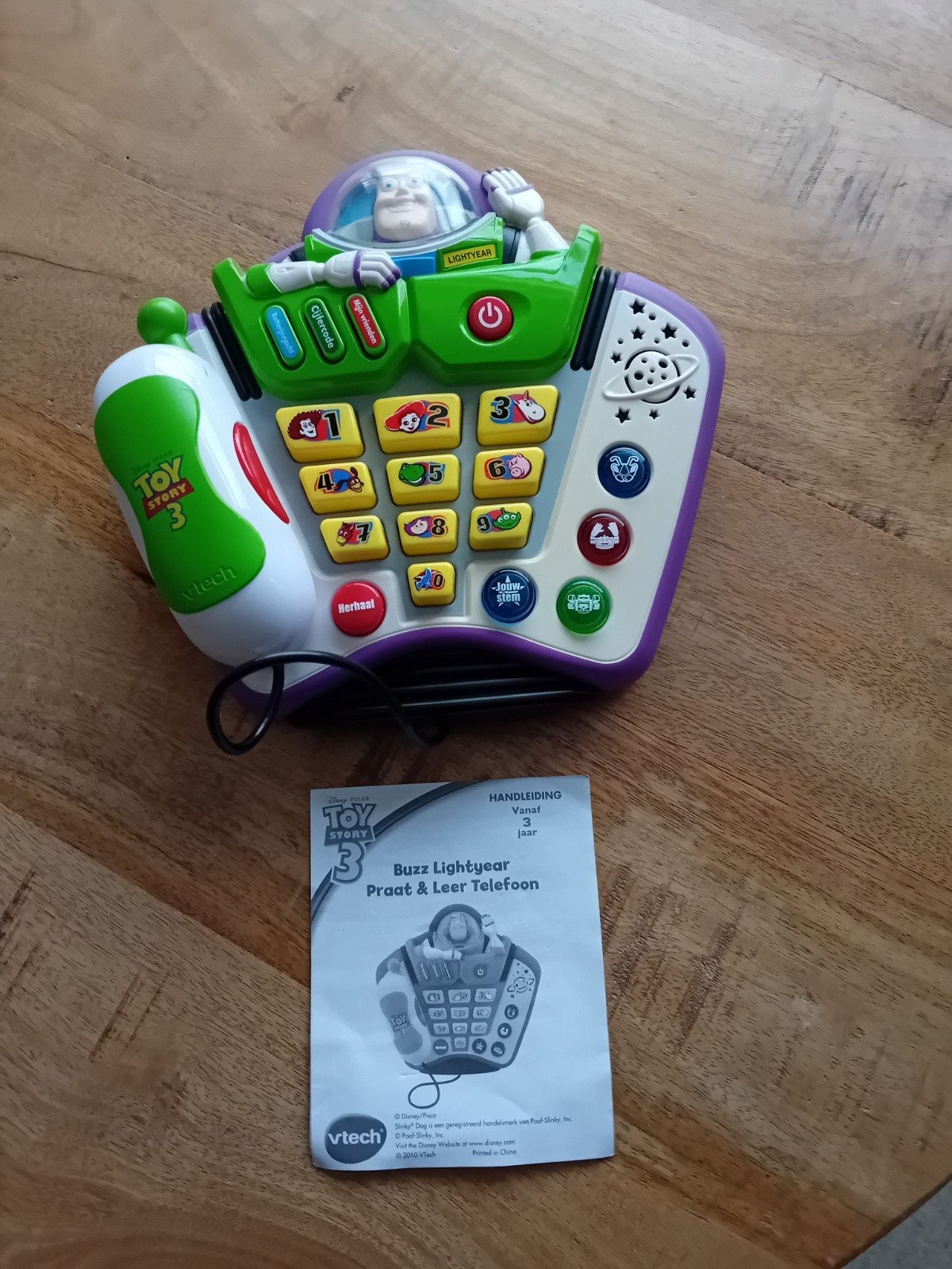 Toy Story 3 Buzz lightyear Praat & Leer Telefoon, Ophalen of Verzenden