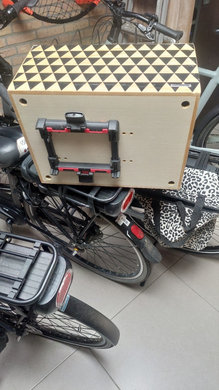 Hondenbak op fiets, Dieren en Toebehoren, Hondenmanden, Ophalen of Verzenden, Riet