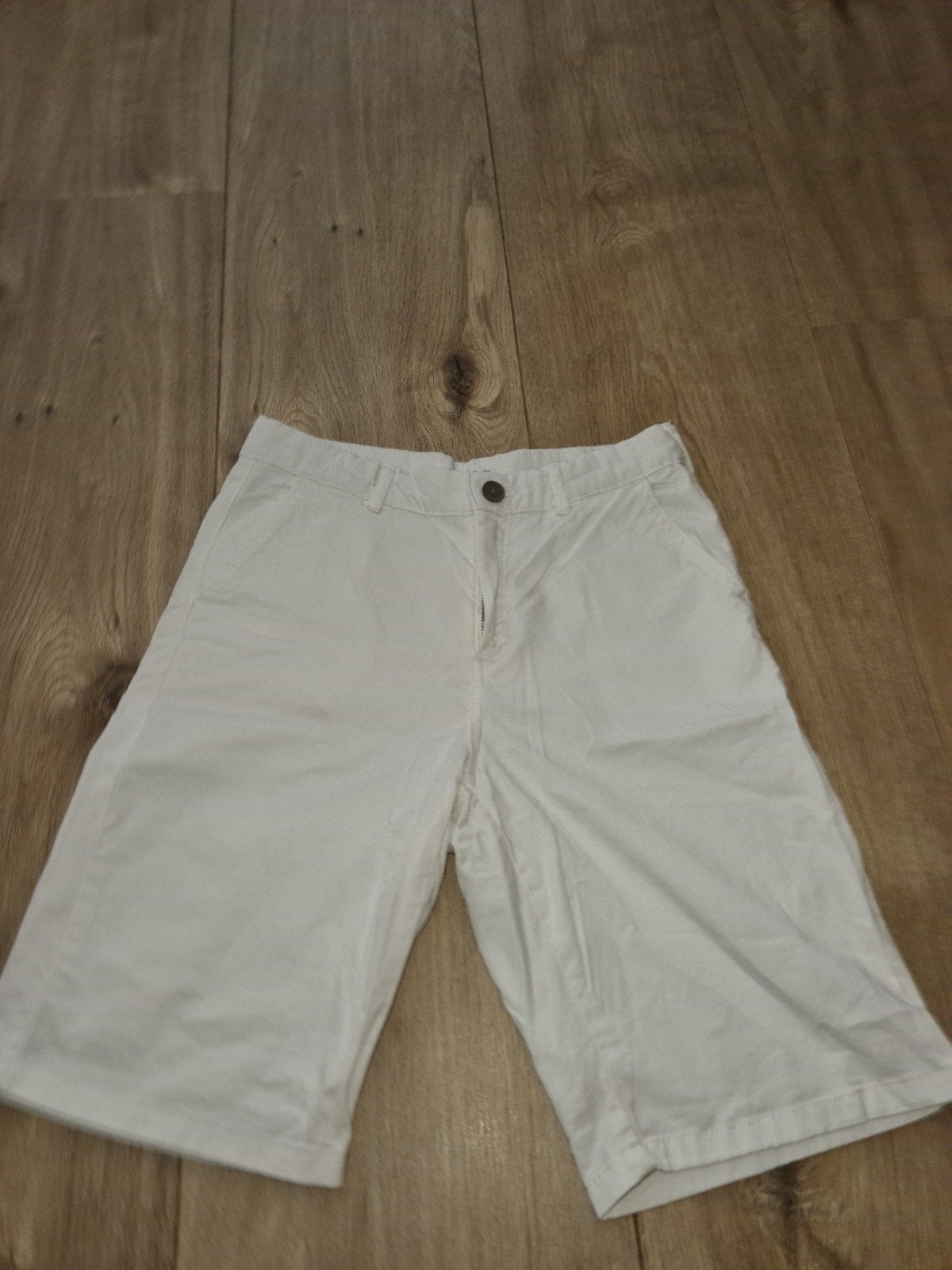 Witte korte broek van Zara, maat 152 (11-12 jaar), Broek, Gebruikt, Jongen of Meisje, Ophalen of Verzenden
