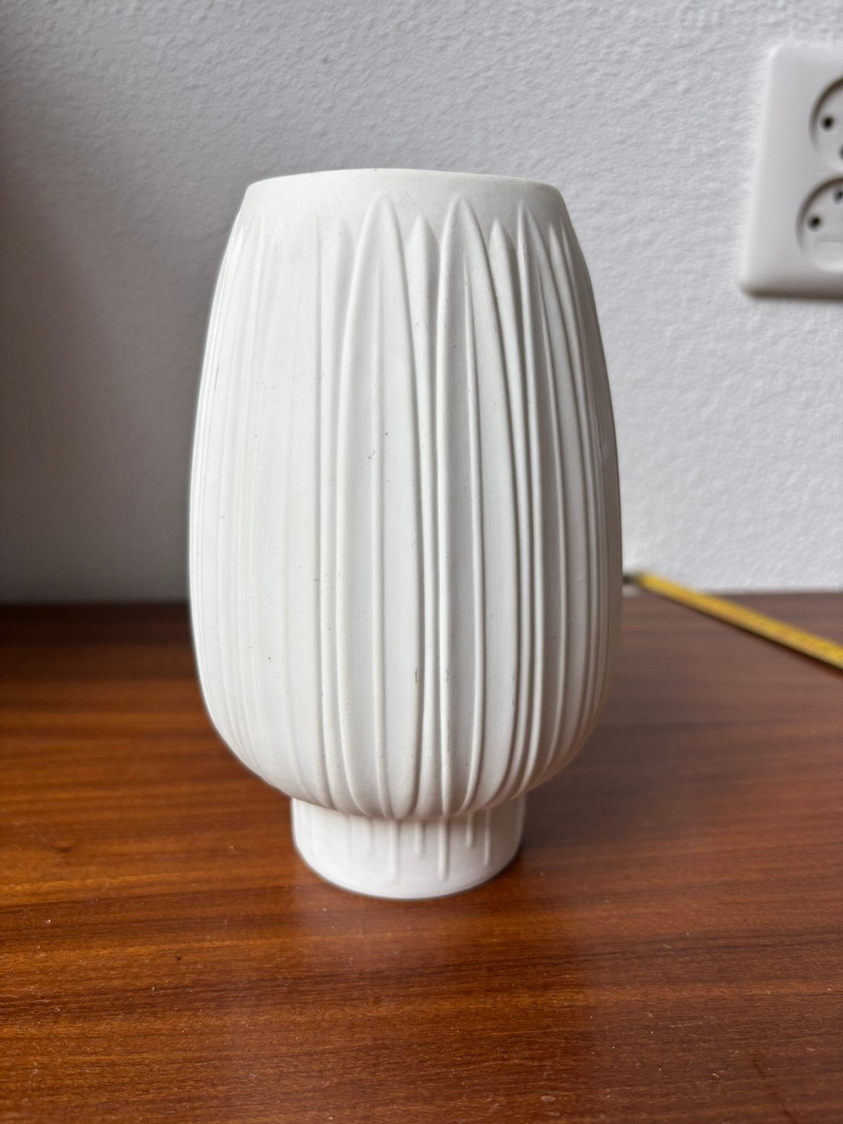 Villeroy&Boch Heinrich vaas, Huis en Inrichting, Wit, Zo goed als nieuw, Steen/keramiek, 15 cm