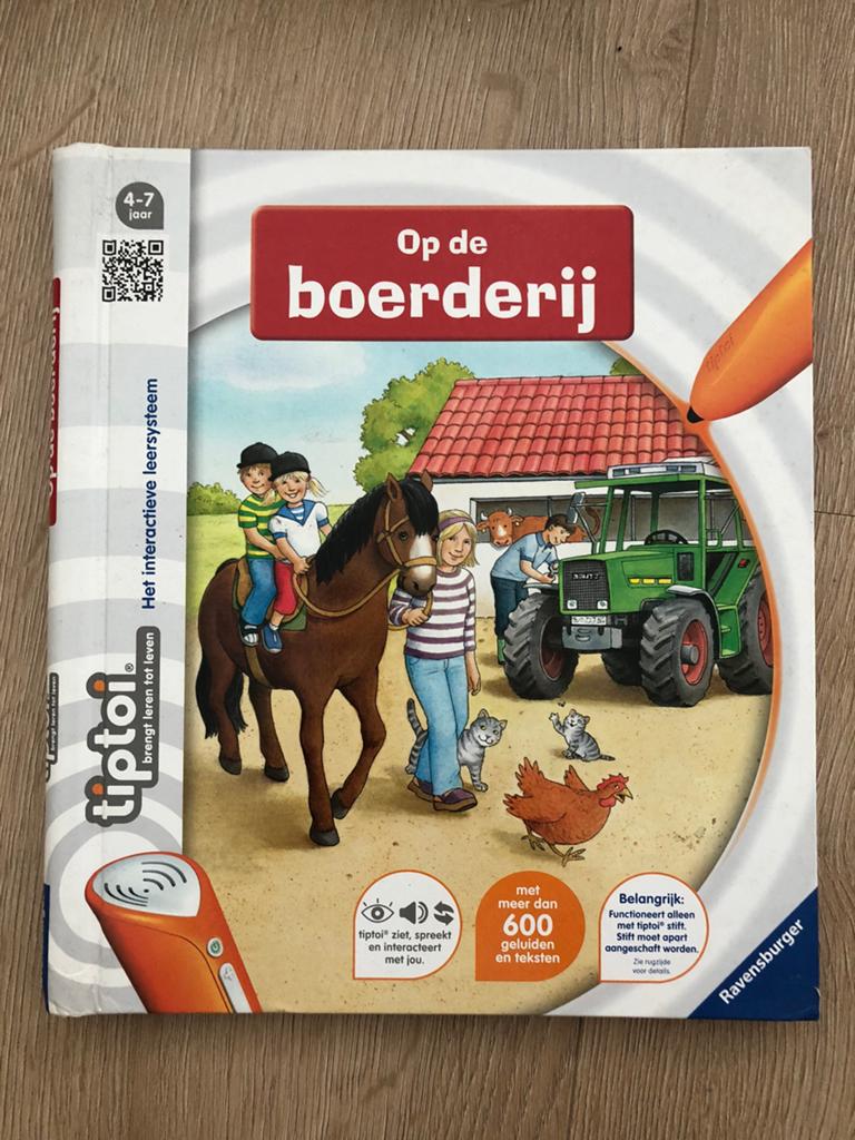 Tiptoi boek Op de boerderij zgan, Kinderen en Baby's, Speelgoed | Educatief en Creatief, Ophalen of Verzenden, Zo goed als nieuw