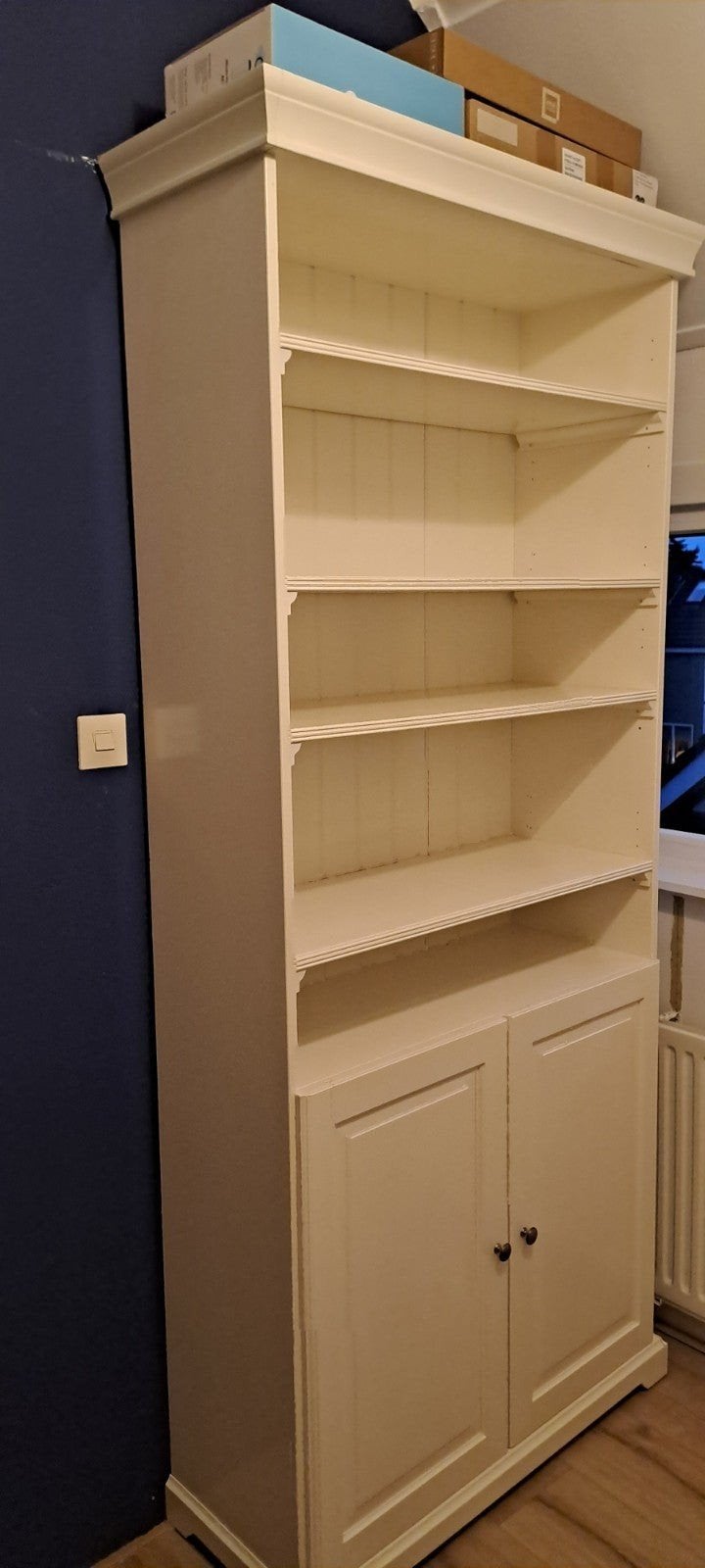 liatorp boekenkast ikea wit hout landelijk, Huis en Inrichting, Ophalen, Gebruikt, 25 tot 50 cm, 50 tot 100 cm