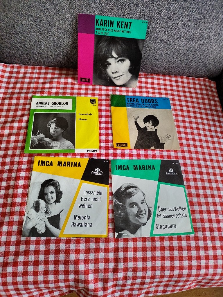 Imca Marina, Karin Kent, Anneke Grönloh, Trea Dobs 7 Inch, Gebruikt, 7 inch, Pop, Overige typen
