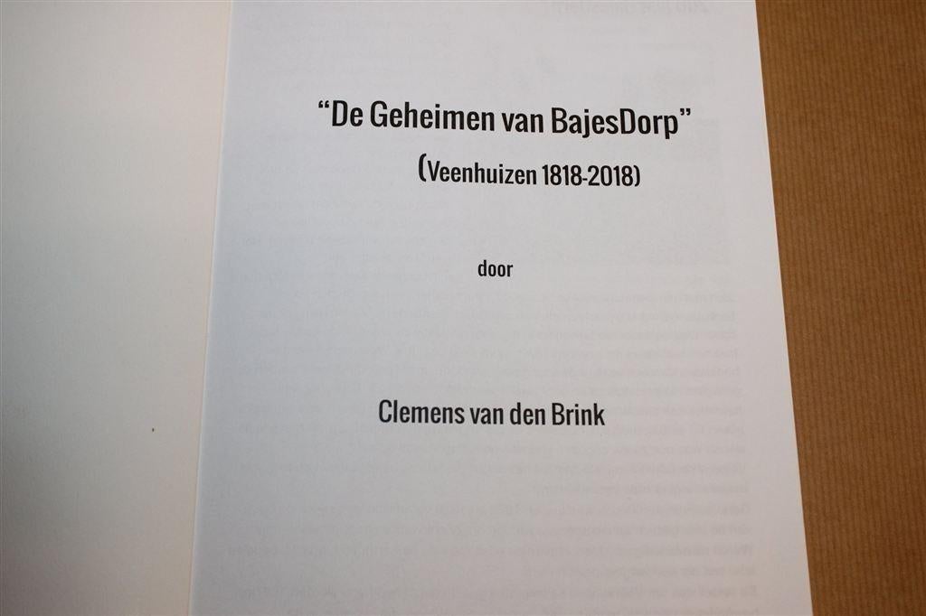 De Geheimen van Bajesdorp — Veenhuizen Geschiedenis 2017, Boeken, Geschiedenis | Stad en Regio, Ophalen of Verzenden, Gelezen