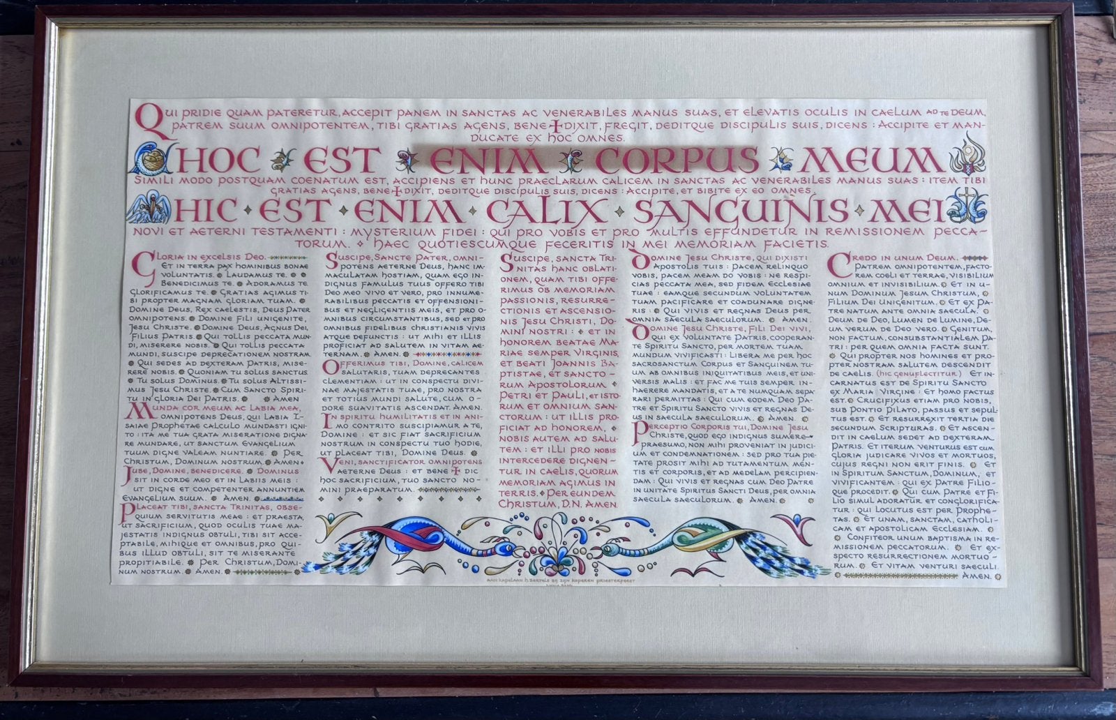 decoratieve no kunstprint – “Hoc est enim Corpus Meum”, Ophalen of Verzenden