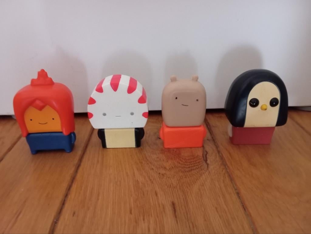 4 Cartoon Network Happy Meal poppetjes McDonald's, Ophalen of Verzenden, Gebruikt