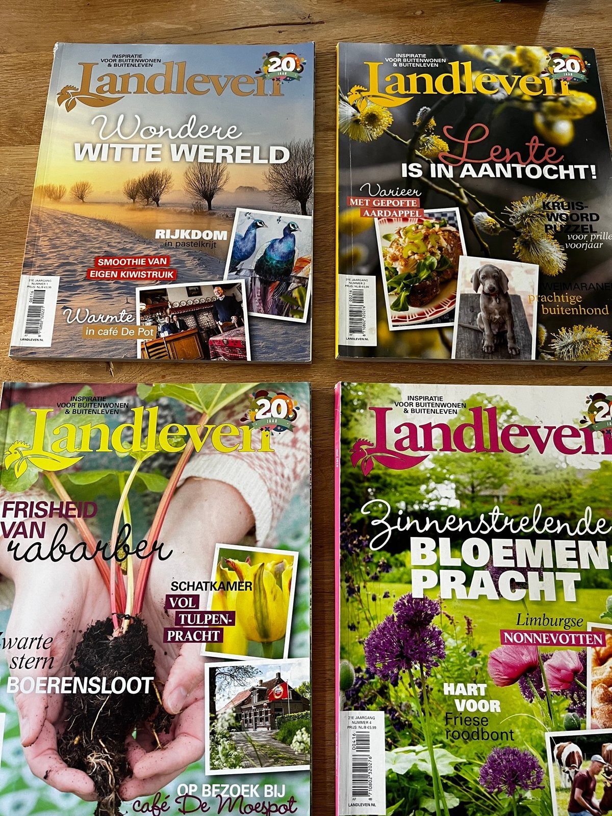 4x Landleven (jan-feb, mrt, apr, mei 2016), Boeken, Ophalen, Gelezen, Overige typen