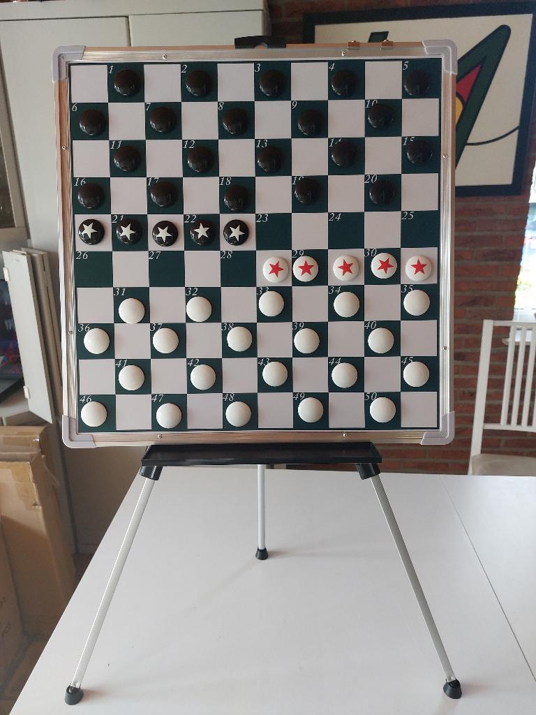 Demonstratiebord dammen, Een of twee spelers, Ophalen of Verzenden, Nieuw