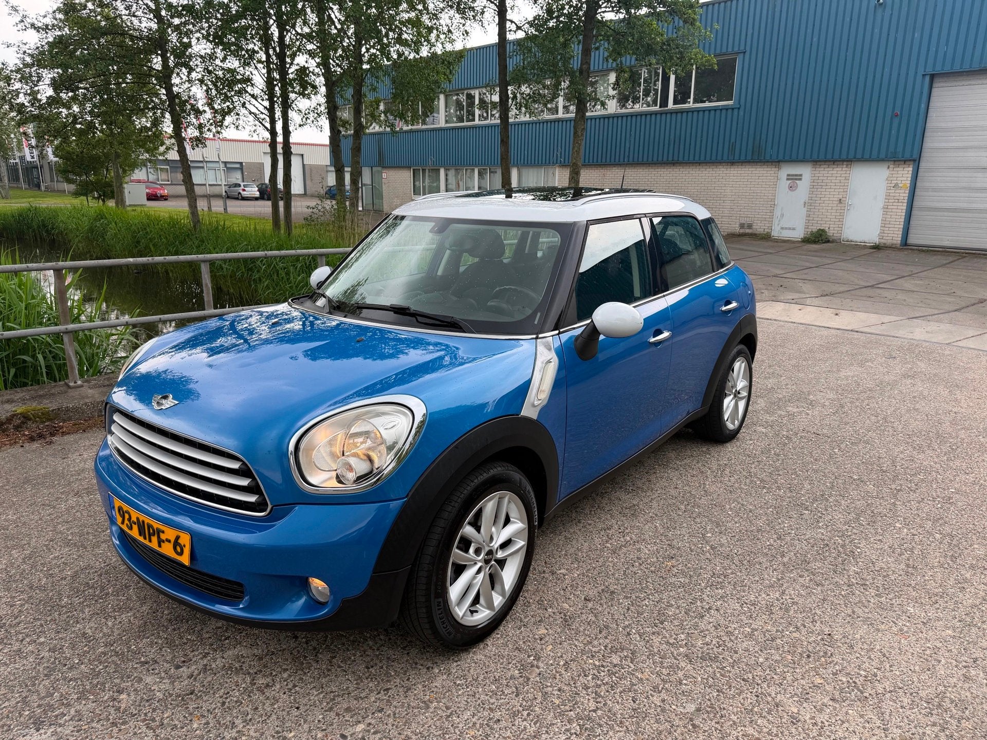 Mini Mini Countryman 1.6 Cooper Chili!Panoramadak!PDC!Clima!, Auto's, Mini, Voorwielaandrijving, Gebruikt, Blauw, Leder en Stof