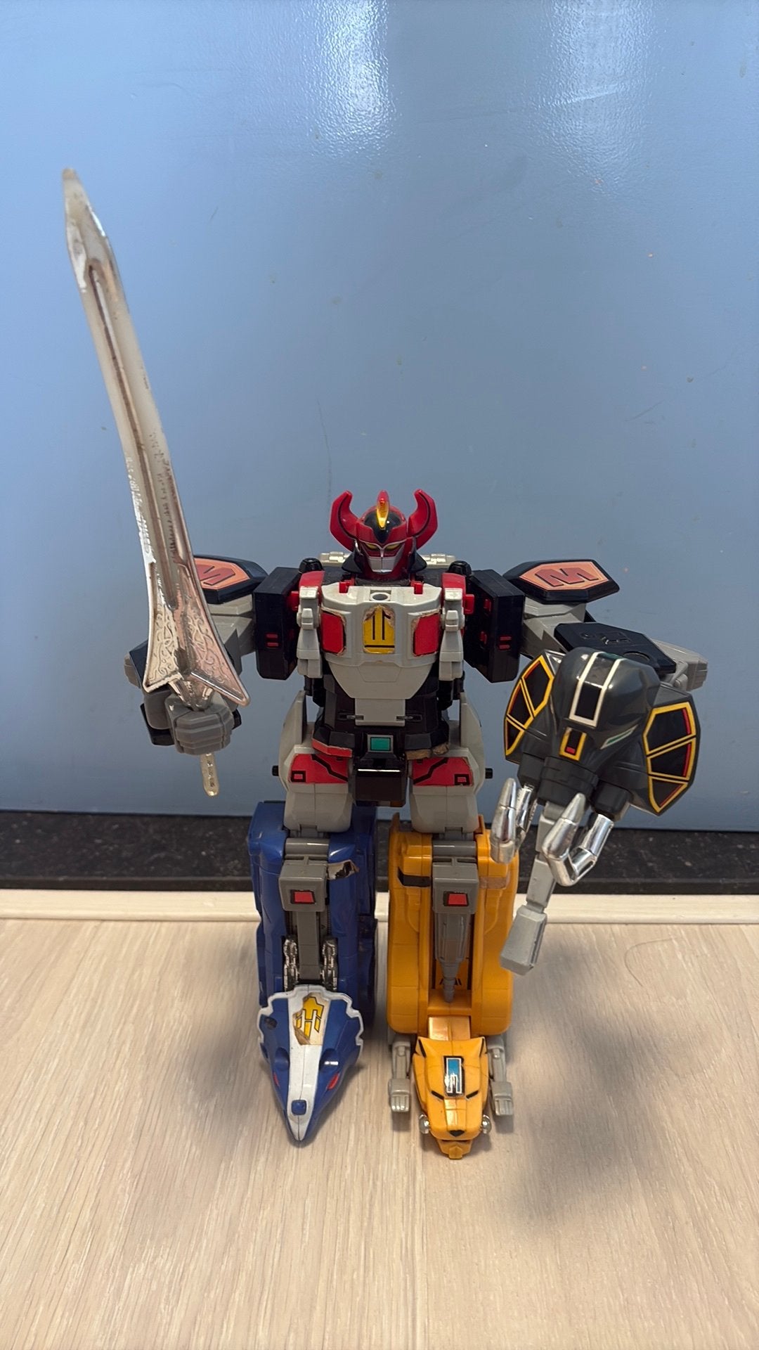 Vintage Power Rangers Megazord Actiefiguur, Ophalen of Verzenden, Gebruikt