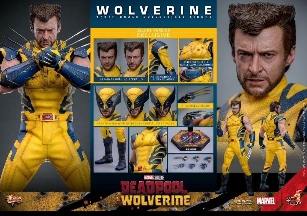Hot toys Wolverine Deluxe mms754 BRAND NEW, Verzenden, Nieuw, Film, Actiefiguur of Pop