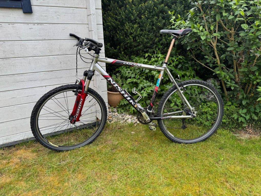 Nishiki Cascade mountainbike XL – nette staat, Fietsen en Brommers, 57 cm of meer, Fully, Zo goed als nieuw, Ophalen