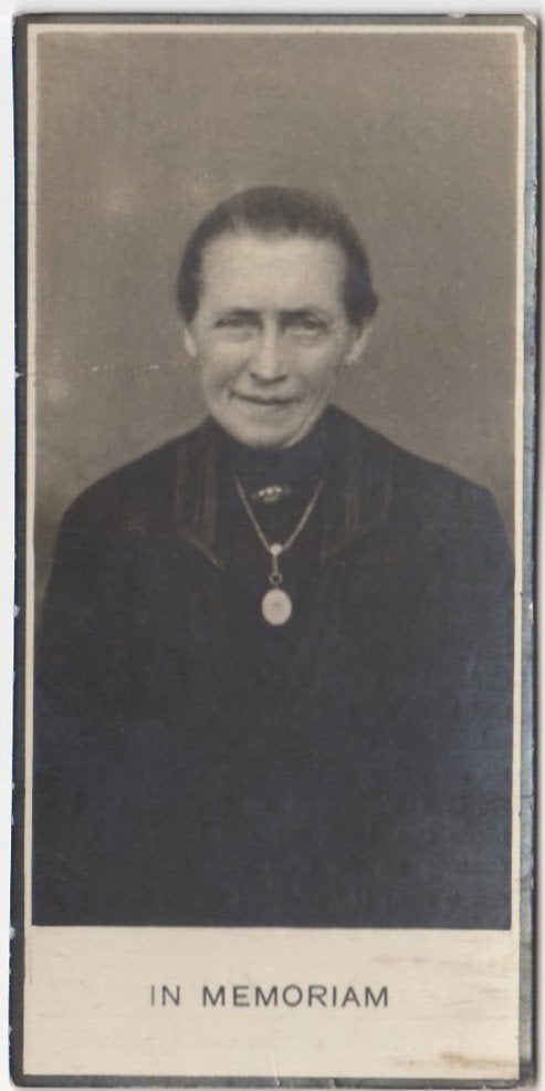 Elisabeth van Makelenburg 1870 Hassum + 1936 Ottersum, 65 jr, Ophalen of Verzenden