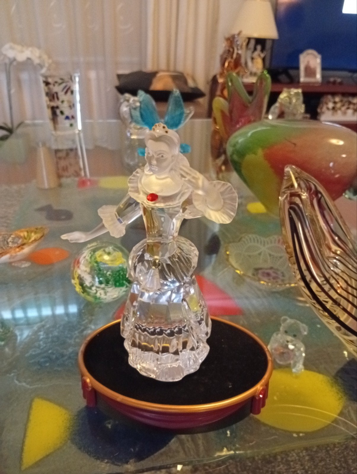 Diverse glazen decoratiebeelden en vazen, Ophalen of Verzenden
