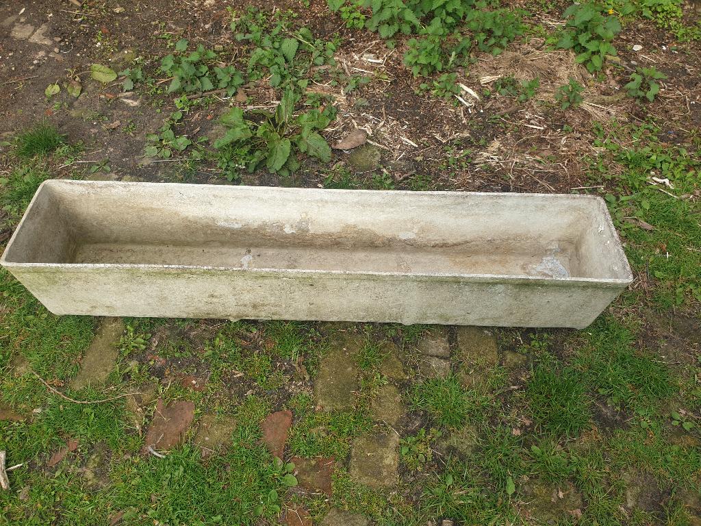 Grote oude bloembak, Tuin en Terras, Ophalen, Overige materialen, Gebruikt, 100 cm of meer