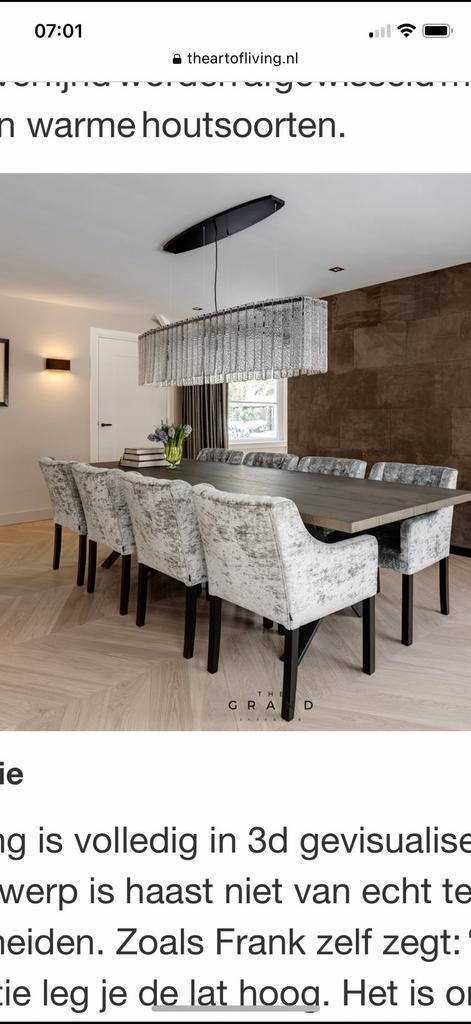 Bocx eetkamerstoelen met chique stof, Overige kleuren, Ophalen of Verzenden, Zo goed als nieuw, Stof