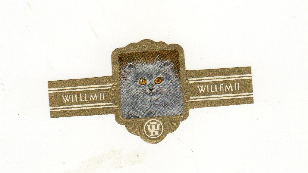 Willem  II    NF  Katten, Verzamelen, Verzenden, Zo goed als nieuw, Sigarenbandjes