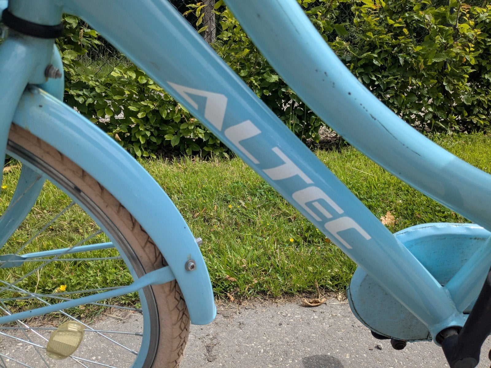 Altec dutch 24 inch fiets- N3 sky blue, Fietsen en Brommers, Fietsen | Dames | Damesfietsen, Terugtraprem, 50 tot 53 cm, Ophalen