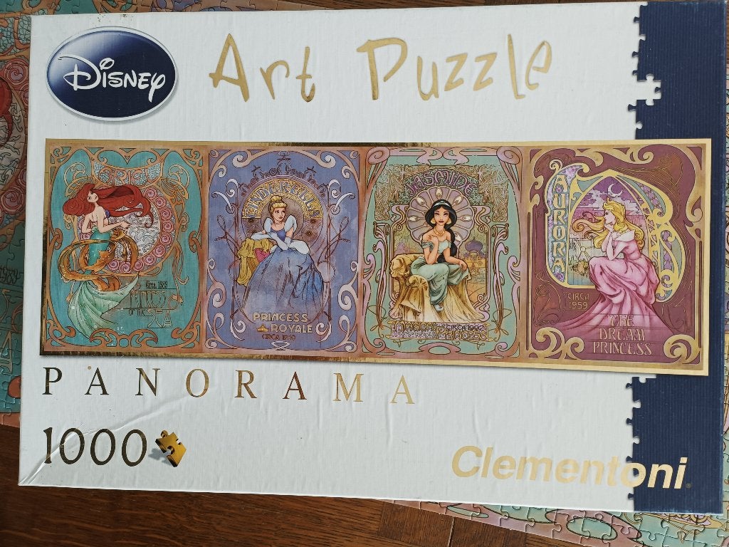 Disney Art Puzzle Clementoni Panorama 1000 stukjes, Ophalen of Verzenden, 500 t/m 1500 stukjes, Zo goed als nieuw, Legpuzzel