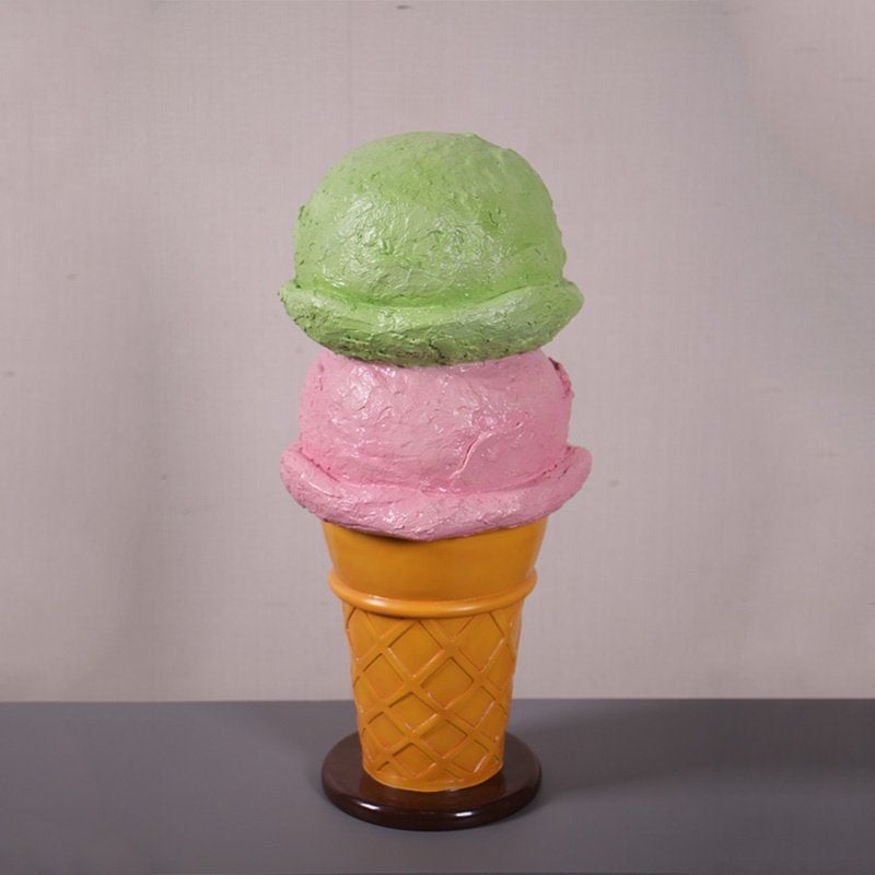 Schepijs op voet – 2 Scoops – IJsje hoogte 60 cm, Ophalen, HorecaBeelden, Overige typen, Nieuw