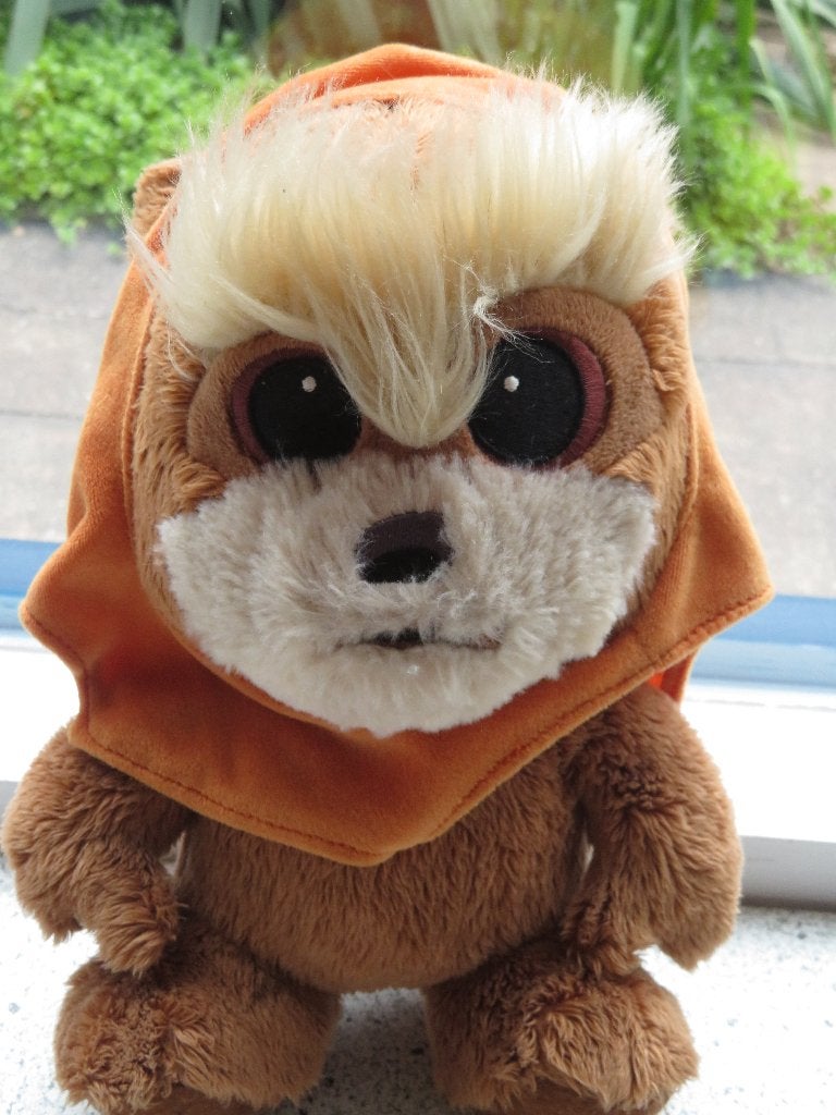 Disney Star Wars Wicket Ewok knuffel meet ca 25 cm, Ophalen of Verzenden, Zo goed als nieuw, Overige typen