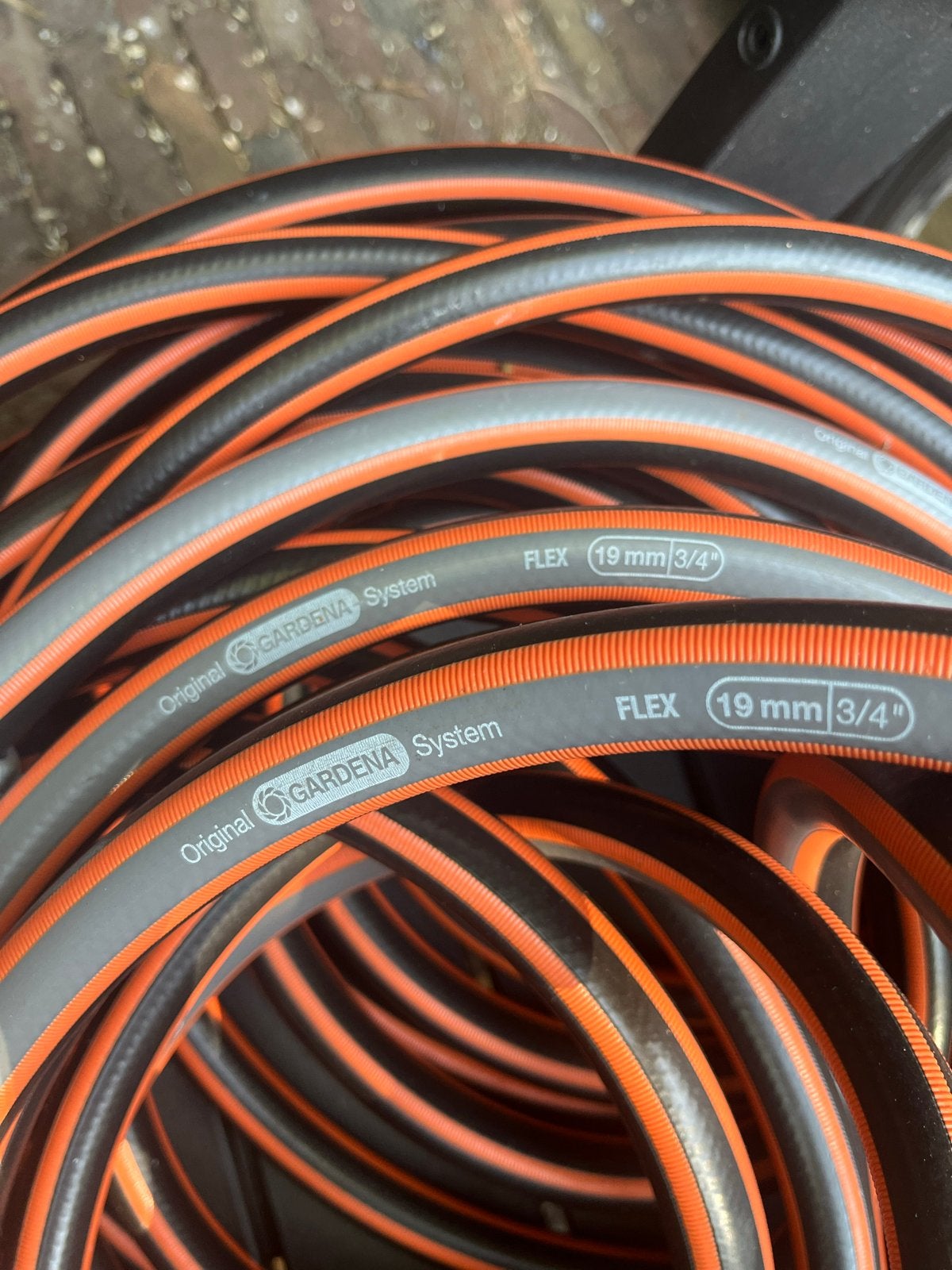 24m lange Gardena Tuinslang Flex 19 mm (3/4"), Tuin en Terras, Tuinslangen, Ophalen, Zo goed als nieuw, Tuinslang