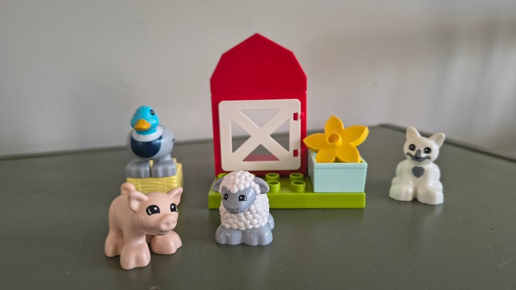Duplo 10949 Dieren kinderboerderij eend varken schaap kat, Kinderen en Baby's, Speelgoed | Duplo en Lego, Compleet, Overige thema's