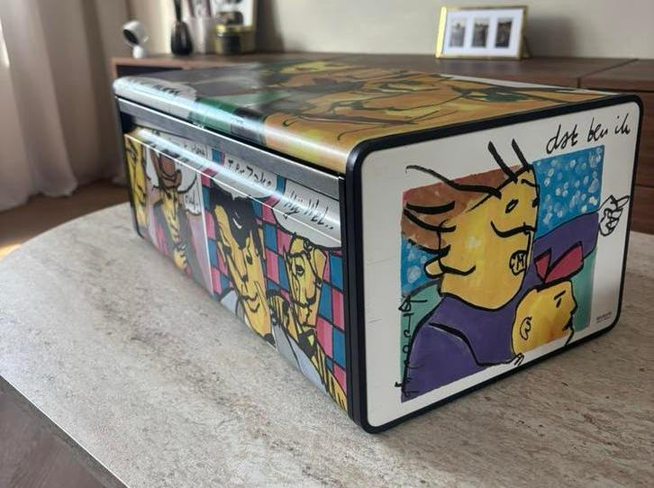 Herman Brood x Brabantia broodtrommel – design / vintage, Ophalen of Verzenden, Gebruikt, Overige