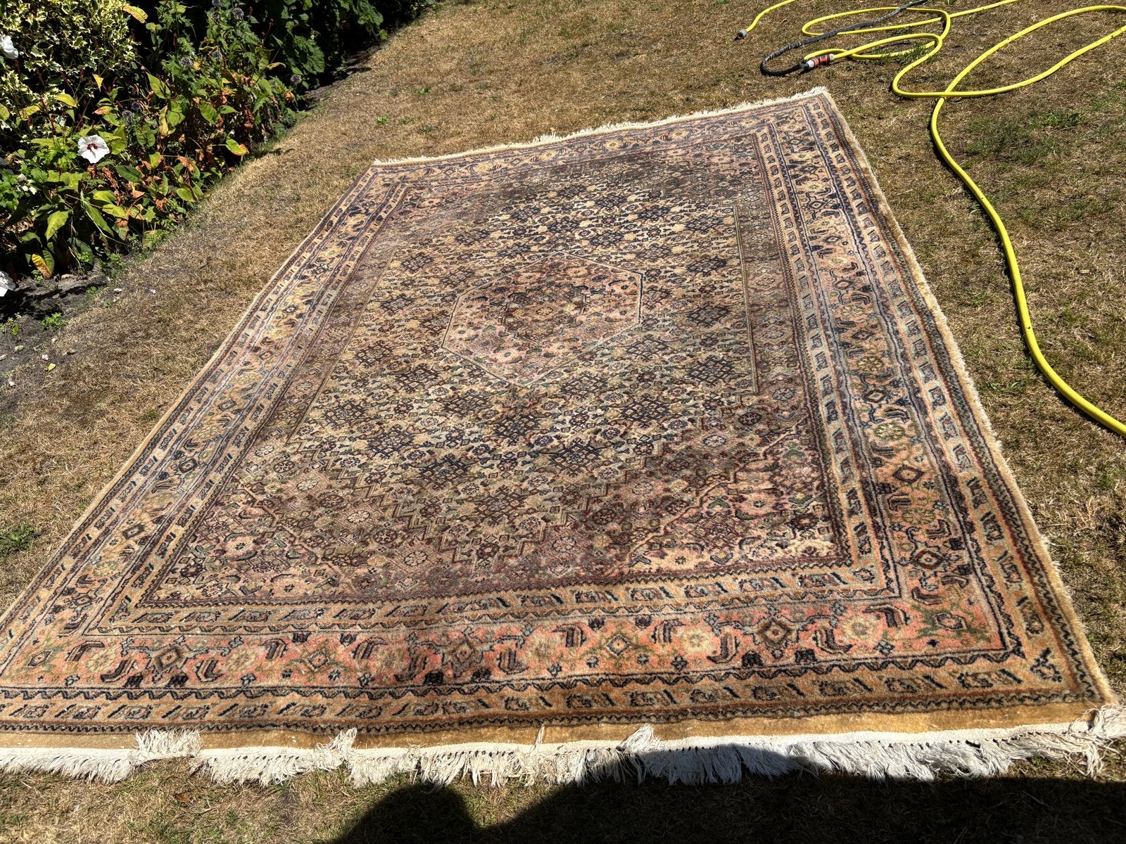 Vintage handgeknoopt Perzisch tapijt - ca. 60 jaar oud, Ophalen of Verzenden