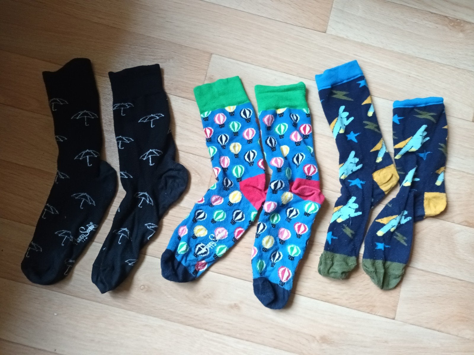 3 paar sokken 2x Happy socks met patroon maat 39 - 42 39-42, Kleding | Heren, Sokken en Kousen, Overige kleuren, Verzenden, Maat 39 t/m 42