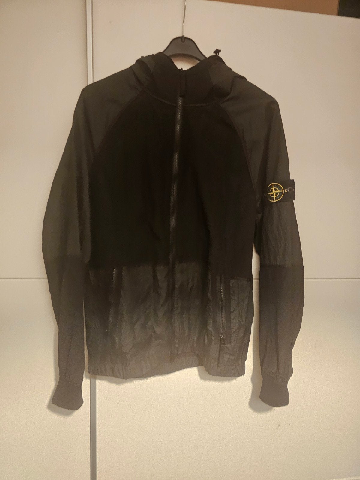 Mooie Originele Stone Island Jas, Maat 48/50 (M), Zwart, Ophalen of Verzenden, Stone Island