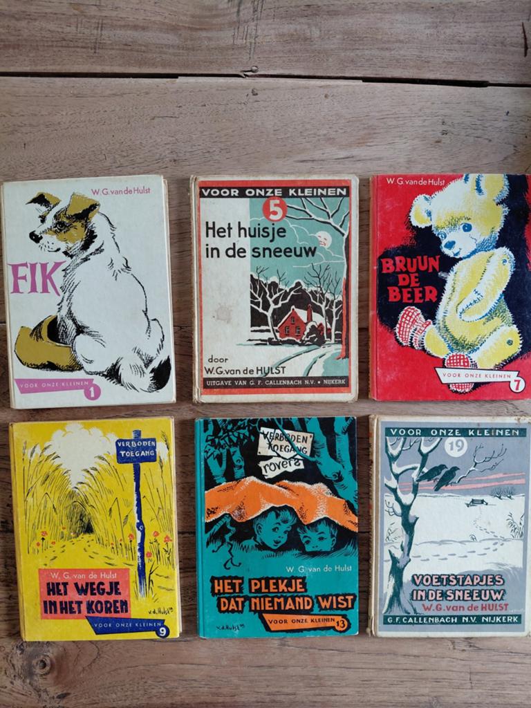 W.G. van de Hulst boeken - Voor Onze Kleinen serie, Ophalen of Verzenden, Gelezen, W.G. van de Hulst, Fictie algemeen