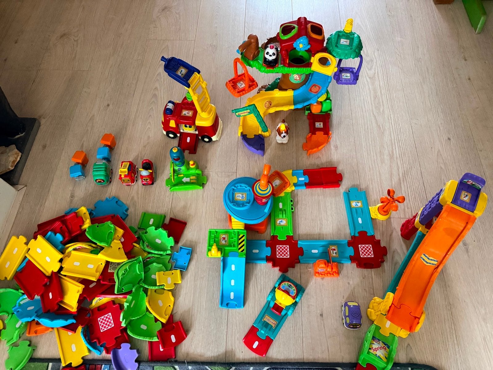 Grote set VTech Toet Toet Auto's en Zoef Zoef Dieren, Ophalen of Verzenden, Gebruikt