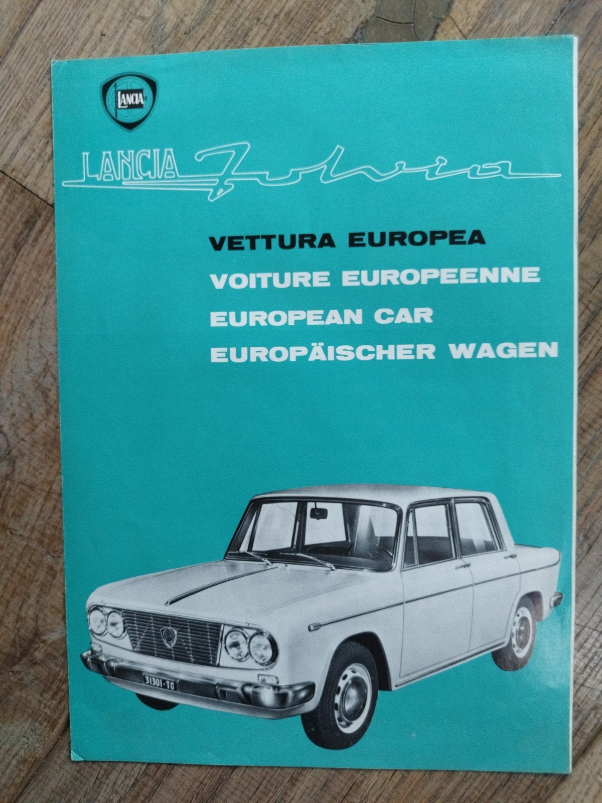Lancia Fulvia Brochure 1964 - NL, EN, FR, Ophalen of Verzenden, Zo goed als nieuw, Overige merken, Lancia