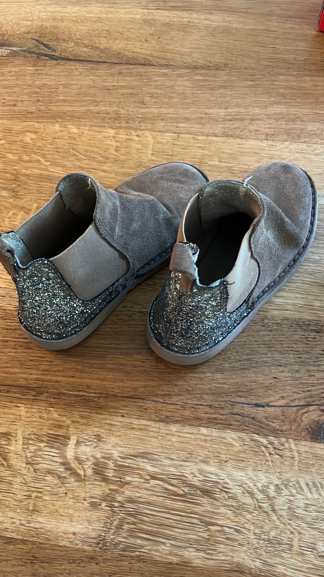 Laarsjes met glitters., Gebruikt, Schoenen, Verzenden, Meisje