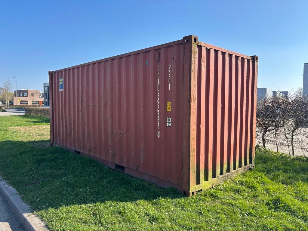 20ft Zeecontainer - Ideaal als Dierenverblijf/Schuilhok, Tuin en Terras, Overkappingen, Ophalen of Verzenden