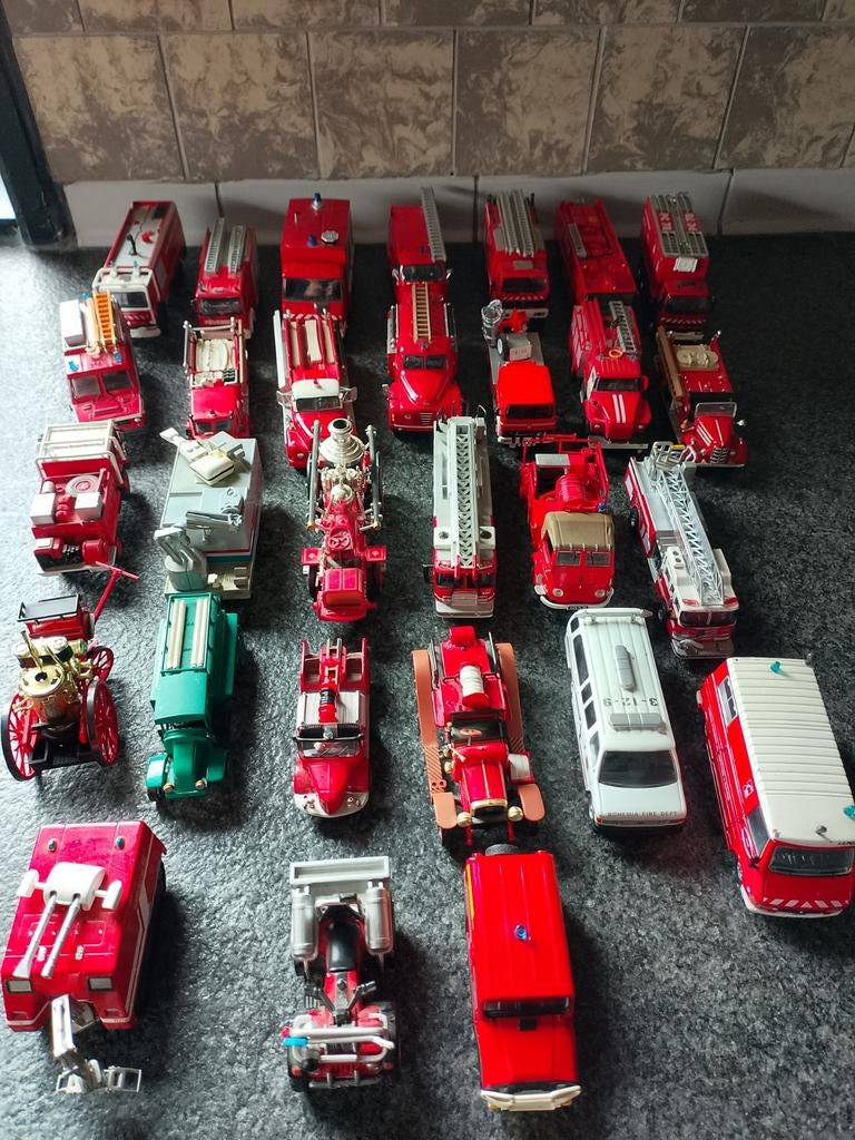 Miniatuur brandweer wagens, Ophalen of Verzenden
