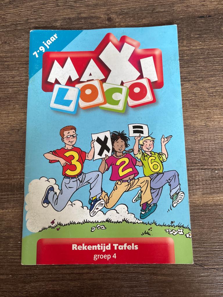 Maxi Loco Rekentijd Tafels Groep 4 (7-9 jaar), Ophalen of Verzenden, Gelezen, Overige niveaus, Wiskunde A