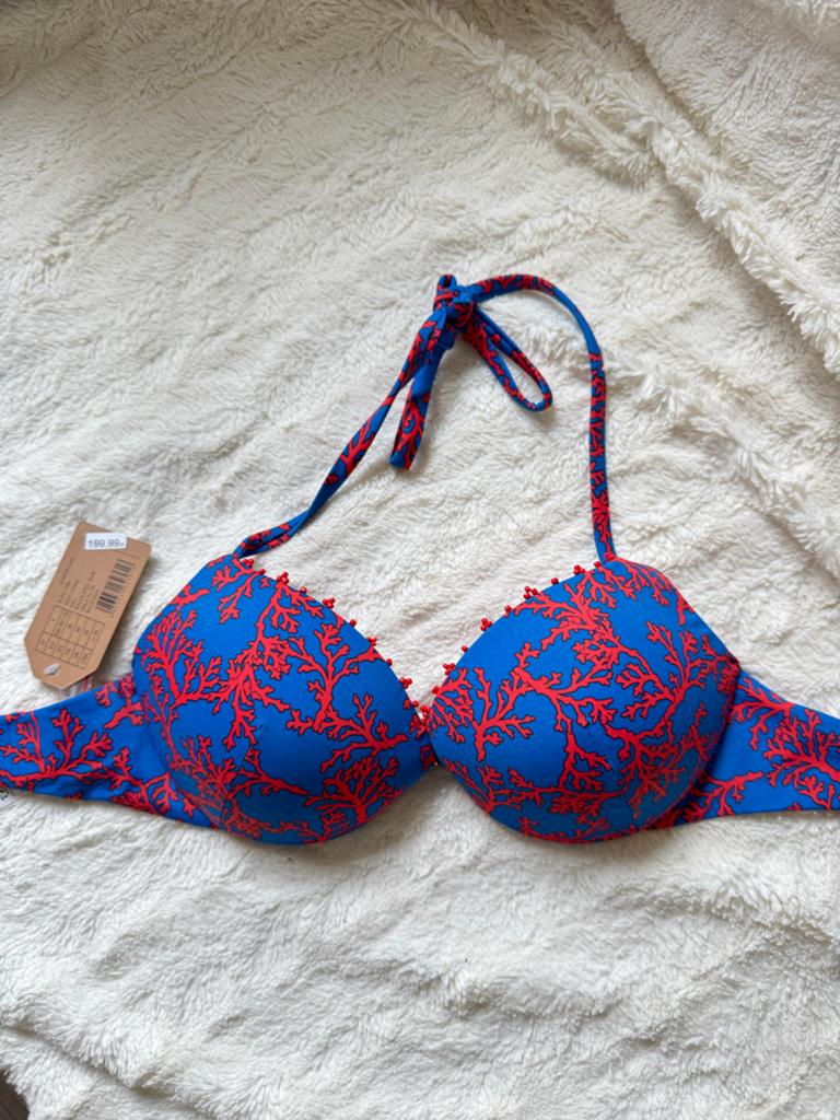 Calzedonia Bikini Top - Nieuw met kaartjes, Ophalen of Verzenden, Nieuw, Blauw, Bikini