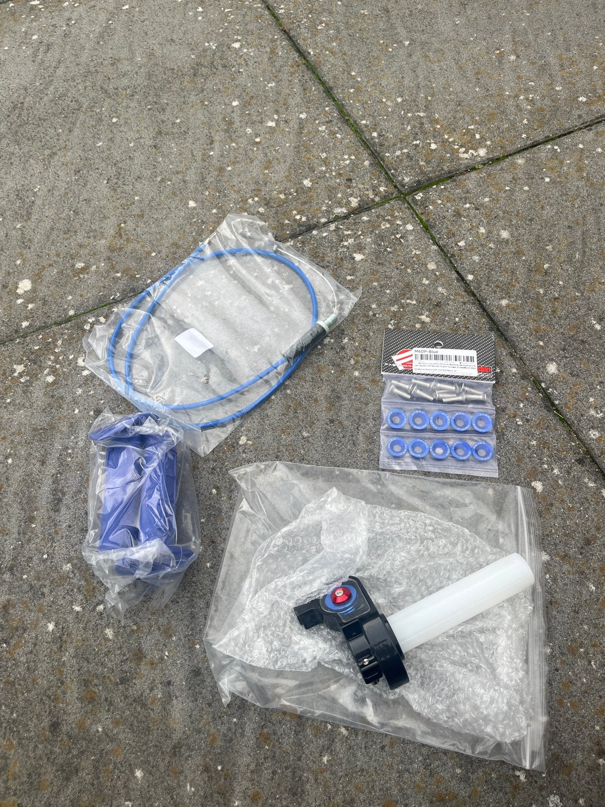 Snelgas blauw, Fietsen en Brommers, Ophalen of Verzenden, Nieuw
