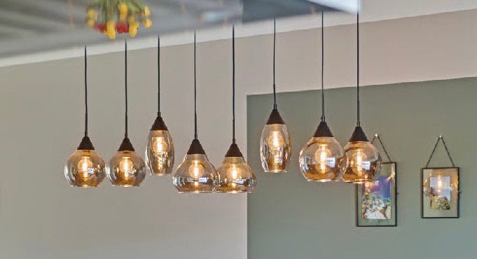 Pronto hanglamp lungo, Huis en Inrichting, Lampen | Hanglampen, Ophalen, Zo goed als nieuw