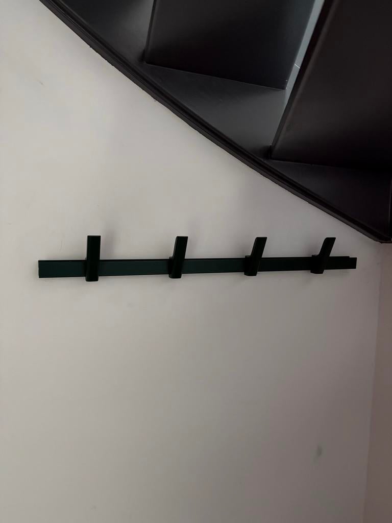Hay beam kapstok 90 cm donkergroen, Huis en Inrichting, Woonaccessoires | Kapstokken, Gebruikt, Minder dan 100 cm, Metaal, Ophalen