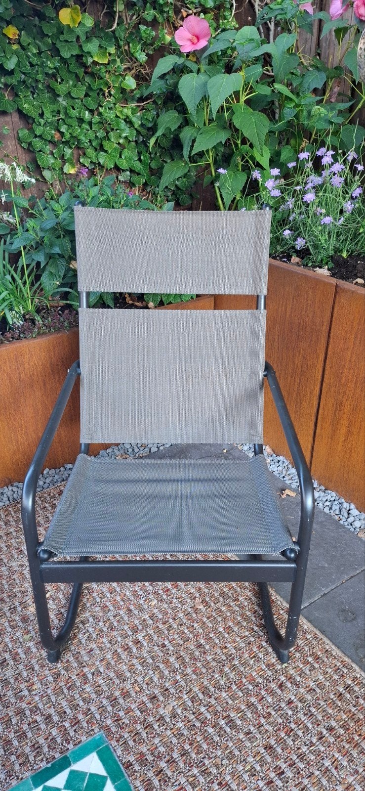 Comfortabele tuinstoel van Ikea, Ophalen, Gebruikt, Metaal