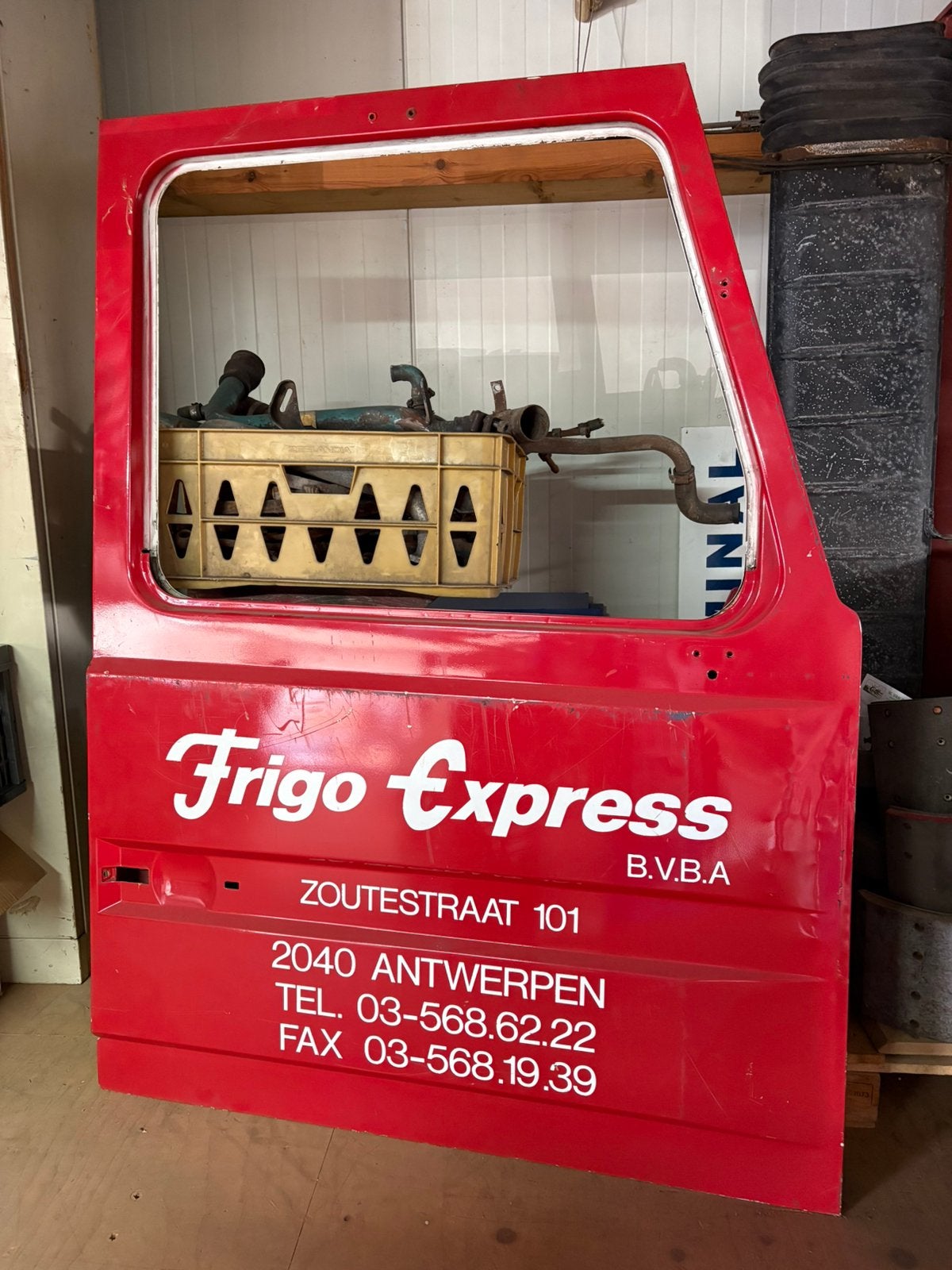 Vrachtwagen deur, Ophalen, Gebruikt