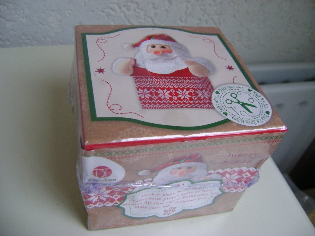 maak je eigen kerst cadeau doosje nieuw in verpakking, Nieuw, Meerkleurig, Ophalen of Verzenden, Papier of Karton