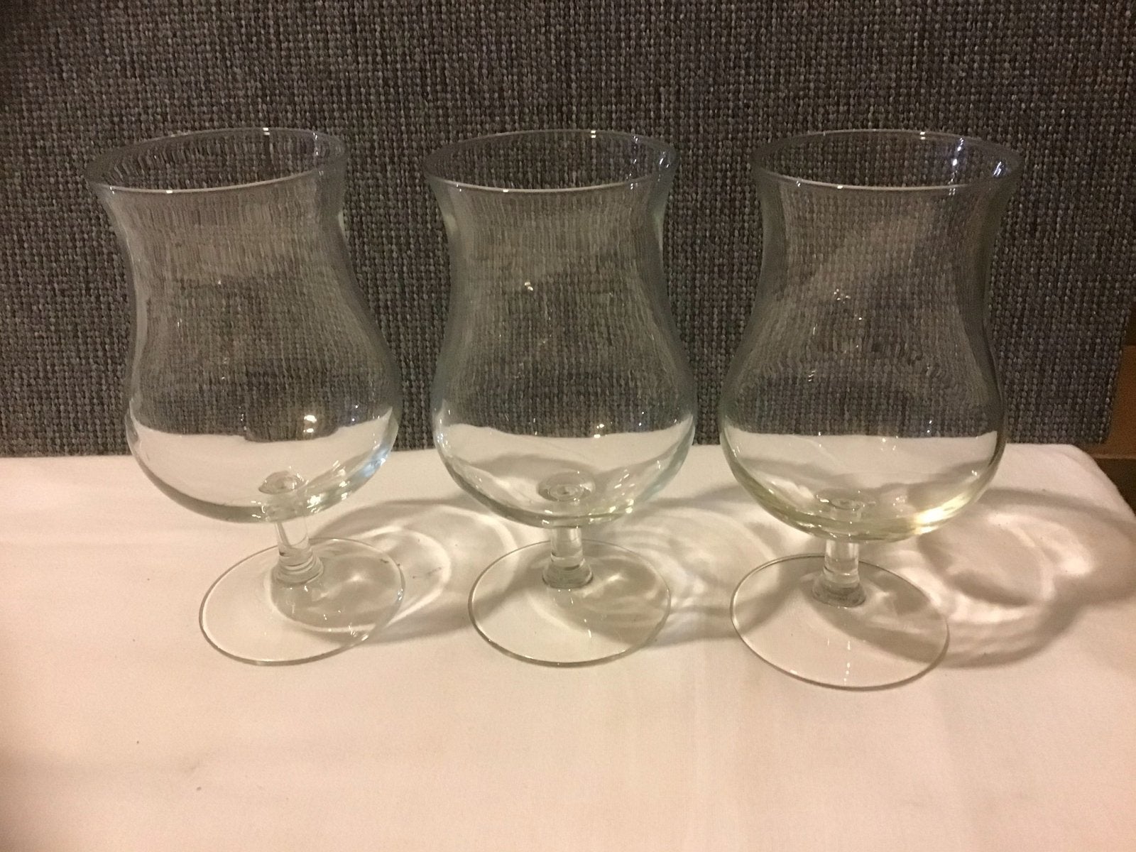 3 cognac glazen, Ophalen of Verzenden, Zo goed als nieuw