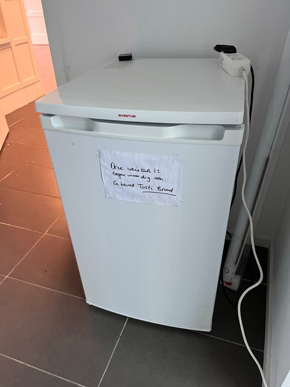 Inventum tafelmodel vriezer met 3 lades, Witgoed en Apparatuur, Vriezers en Diepvrieskisten, Gebruikt, Minder dan 60 cm, Vrijstaand